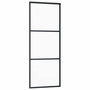 Voir la diapositive 4 : VIDAXL Porte coulissante avec kit de quincaillerie 76x205 cm Verre ESG