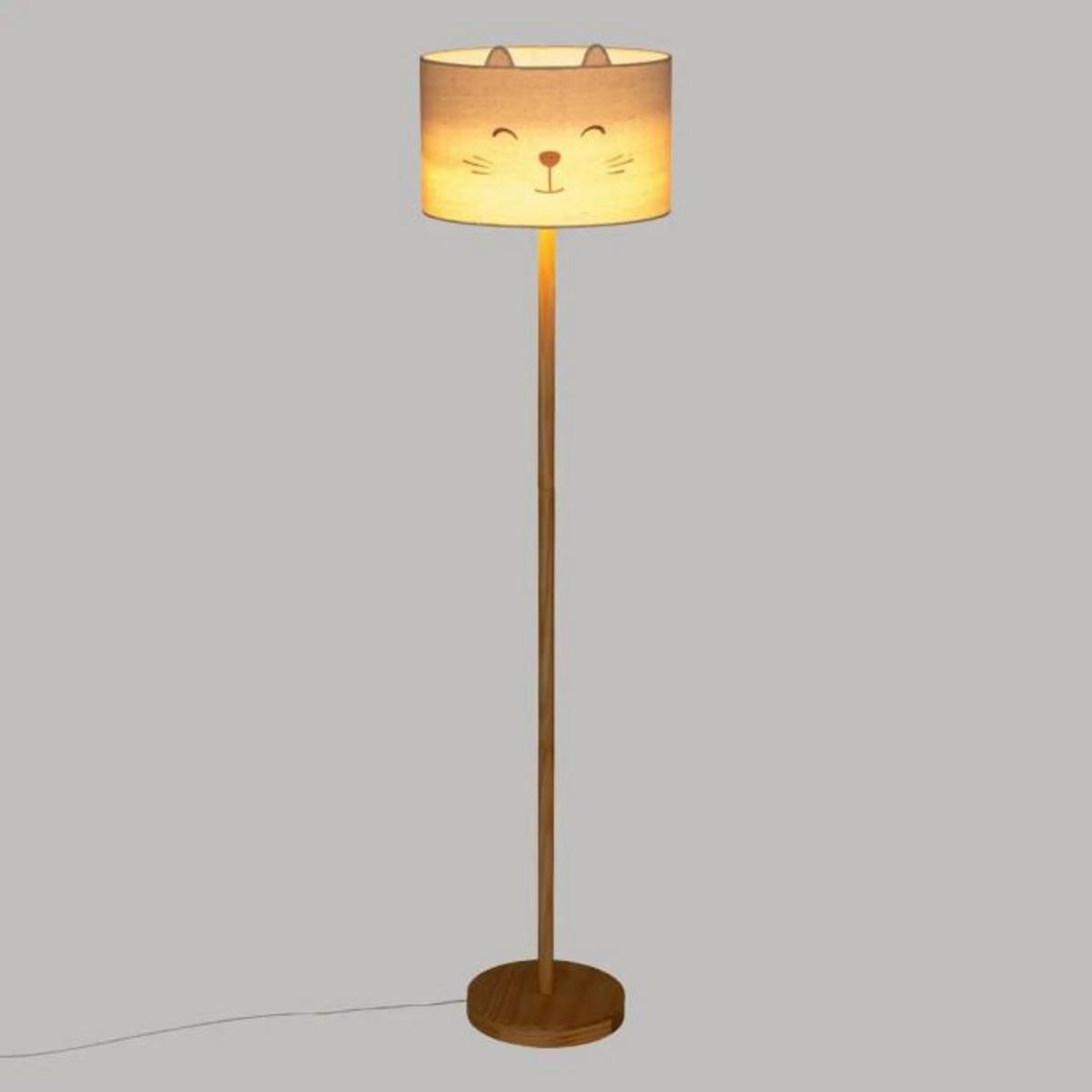 Atmosphera Kids Lampadaire Enfant Chat  Félix  152cm Blanc