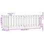 Voir la diapositive 6 : VIDAXL Lit sureleve de jardin design de cloture bois douglas massif
