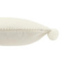Voir la diapositive 3 : Paris Prix Coussin Déco à Pompons  Ulysse  45x45cm Blanc