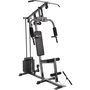 Voir la diapositive 1 : tectake Station de musculation banc appareil complet avec module de butterfly et d'extension des jambes noir