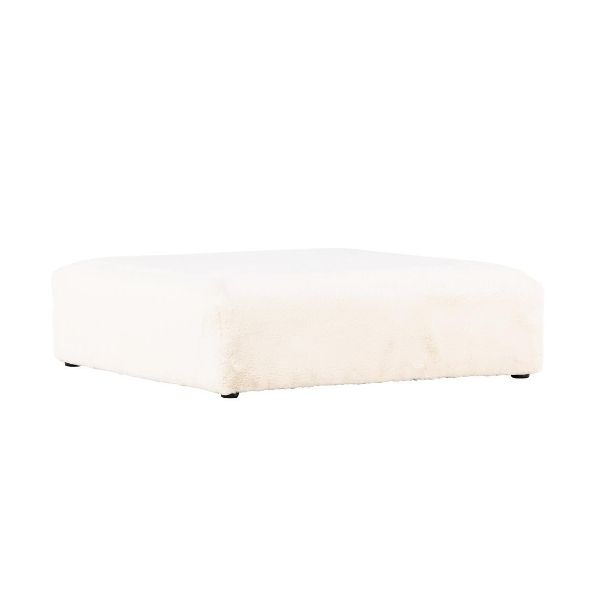 Voir la diapositive 3 : Paris Prix Pouf xl effet fourrure  davie  100cm beige