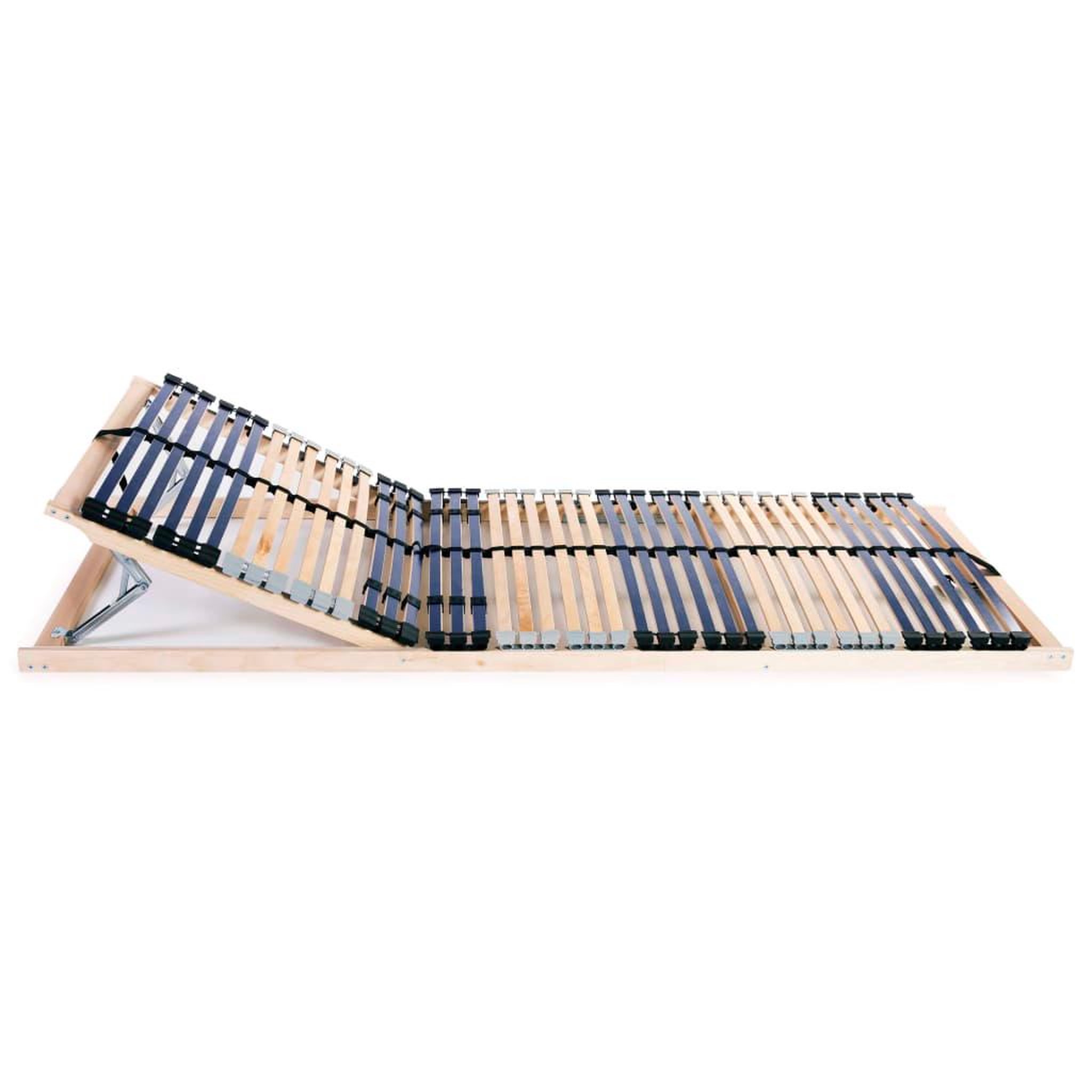 Voir la diapositive 2 : VIDAXL Sommier a lattes sans matelas avec 42 lattes 7 zones 80x200 cm
