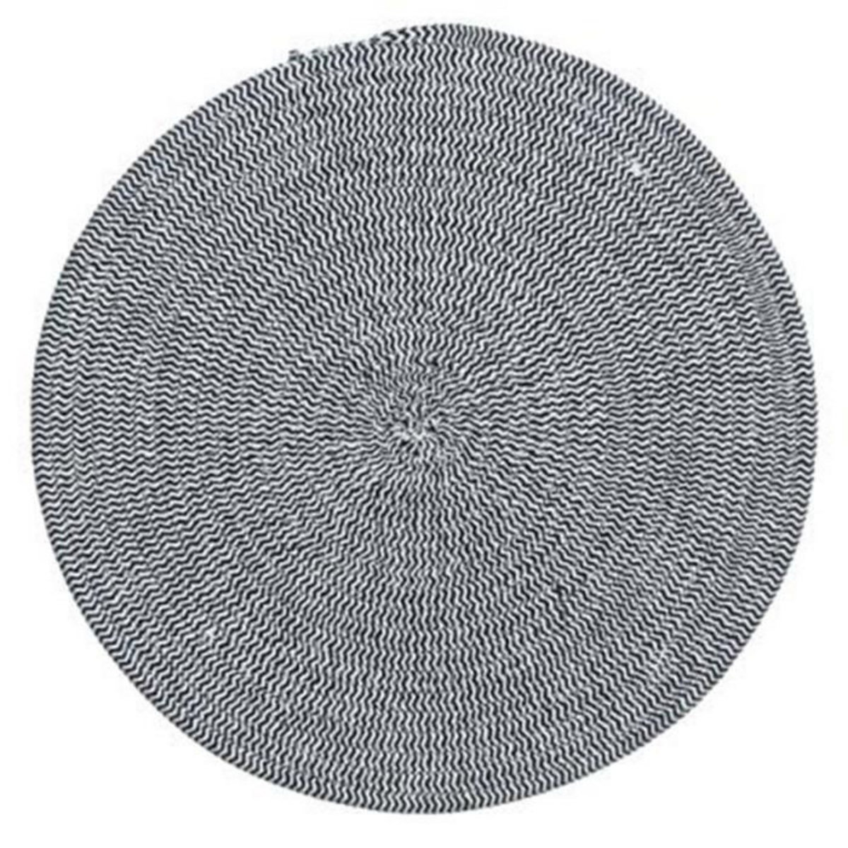 SECRET DE GOURMET Set de Table Déco  Coton  38cm Noir