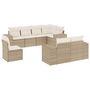 Voir la diapositive 2 : VIDAXL Salon de jardin avec coussins 8 pcs beige resine tressee