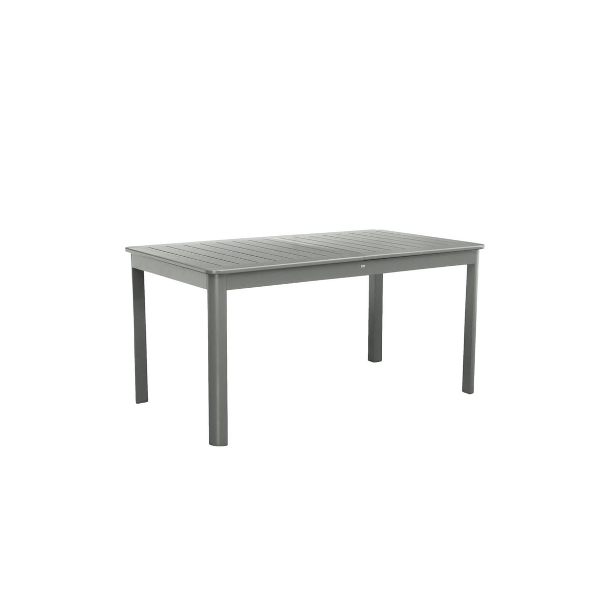 SWEEEK Table de jardin SEATTLE extensible aluminium, 6 places, 155 / 218,5 x 89 x 75 cm