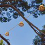 Voir la diapositive 6 : Lumisky Guirlande lumineuse extérieur NATURA Bois Bambou 8M