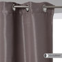 Voir la diapositive 2 : ATMOSPHERA Rideau Occultant  Satin  140x260cm Taupe