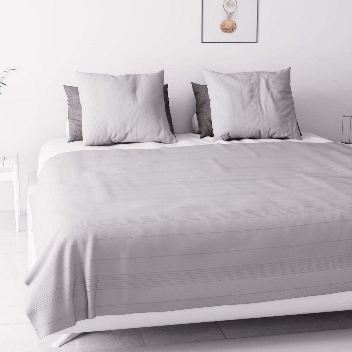 SOLEIL D'OCRE Jeté de lit, canapé, plaid ADELE par Soleil d'ocre