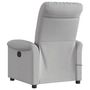 Voir la diapositive 5 : VIDAXL Fauteuil de massage inclinable gris nuage tissu