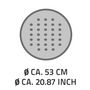Voir la diapositive 4 : RIDDER RIDDER Tapis antiderapant de douche Action Gris