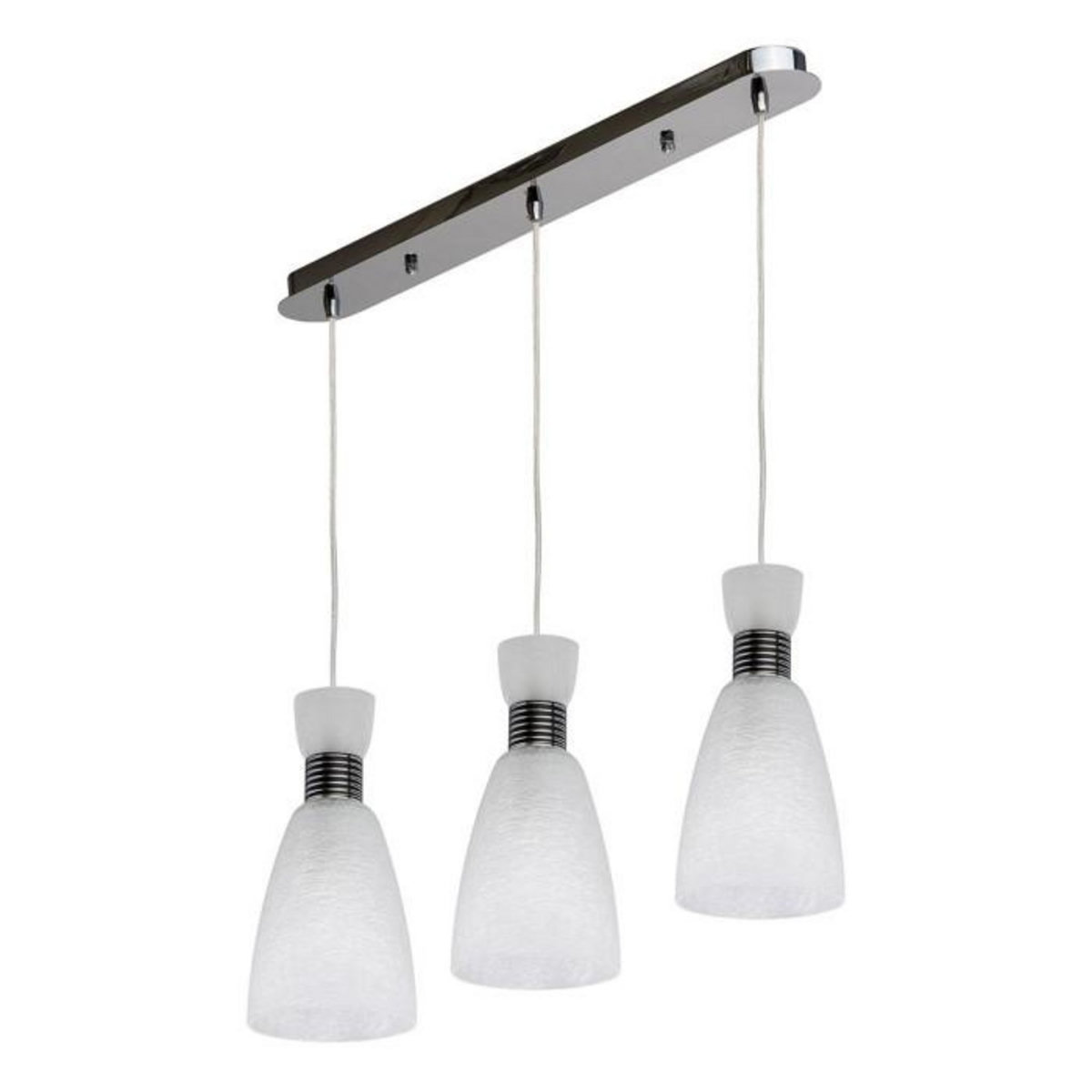 Paris Prix Plafonnier 3 Têtes Métal  Viyel  40cm Blanc