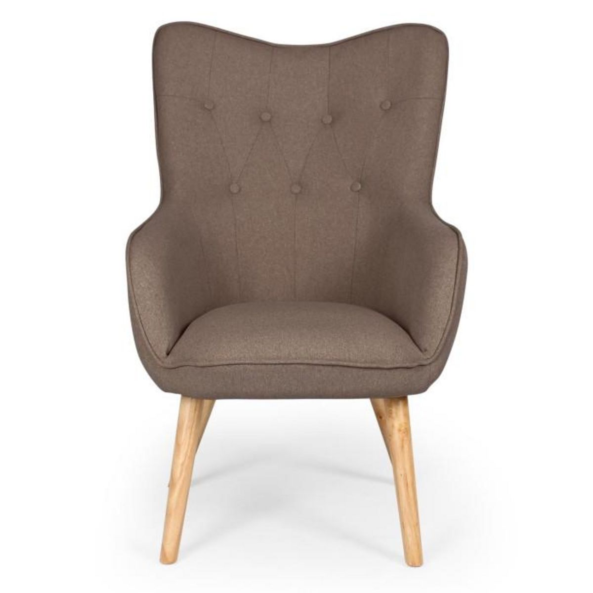 Paris Prix Fauteuil Scandinave  Aimee  67cm Taupe
