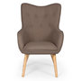 Voir la diapositive 3 : Paris Prix Fauteuil Scandinave  Aimee  67cm Taupe