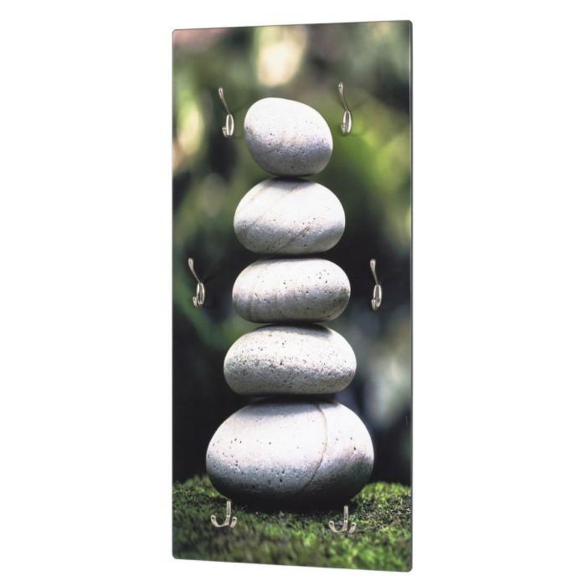 Paris Prix Patère Murale 6 Crochets  Stone  100cm Vert