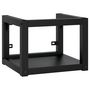 Voir la diapositive 2 : VIDAXL Cadre de lavabo de salle de bain mural Noir 40x38x31 cm Fer