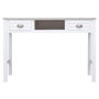 Voir la diapositive 4 : VIDAXL Bureau Blanc 110 x 45 x 76 cm Bois
