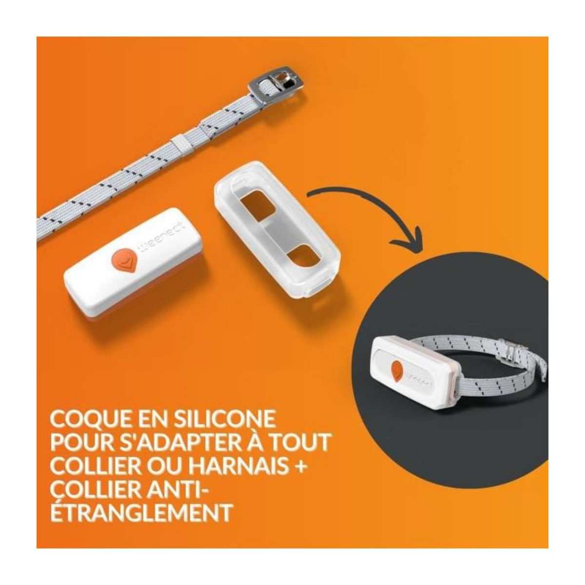 WEENECT Traceur GPS pour Chat - Weenect XS (White Edition 2023)