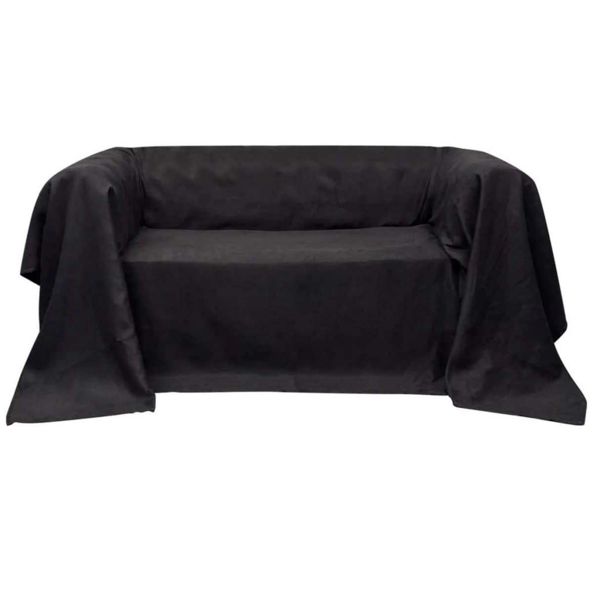 VIDAXL Housse de canape Micro-suede Anthracite 210x280 cm