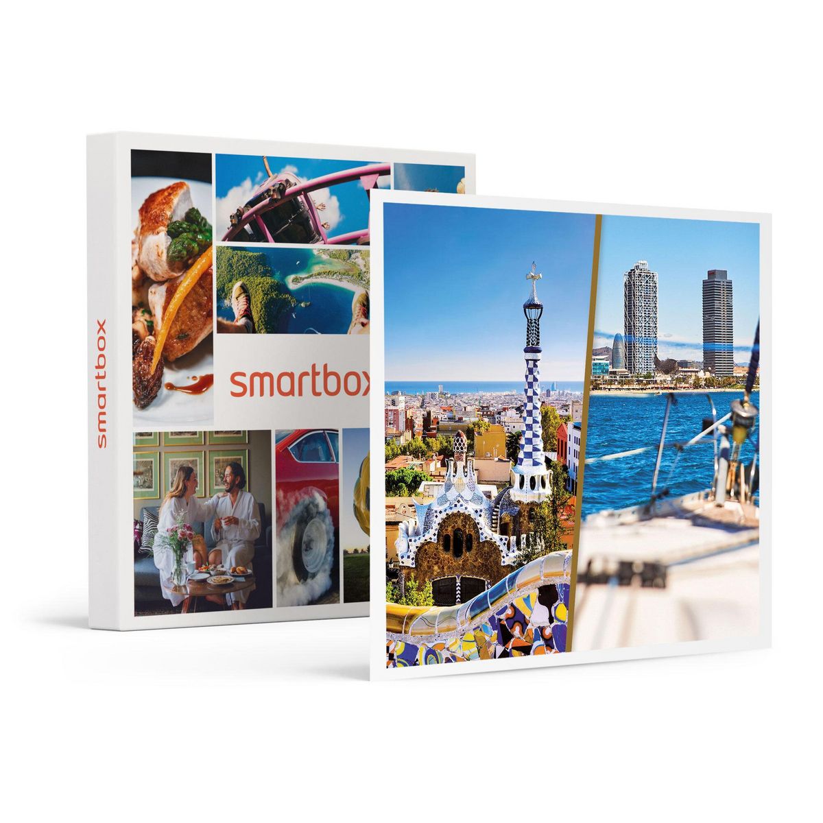 Smartbox Séjour de 3 jours à Barcelone avec croisière au coucher du soleil en catamaran - Coffret Cadeau Multi-thèmes