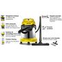 Voir la diapositive 2 : KARCHER Aspirateur eau et poussière WD3 premium