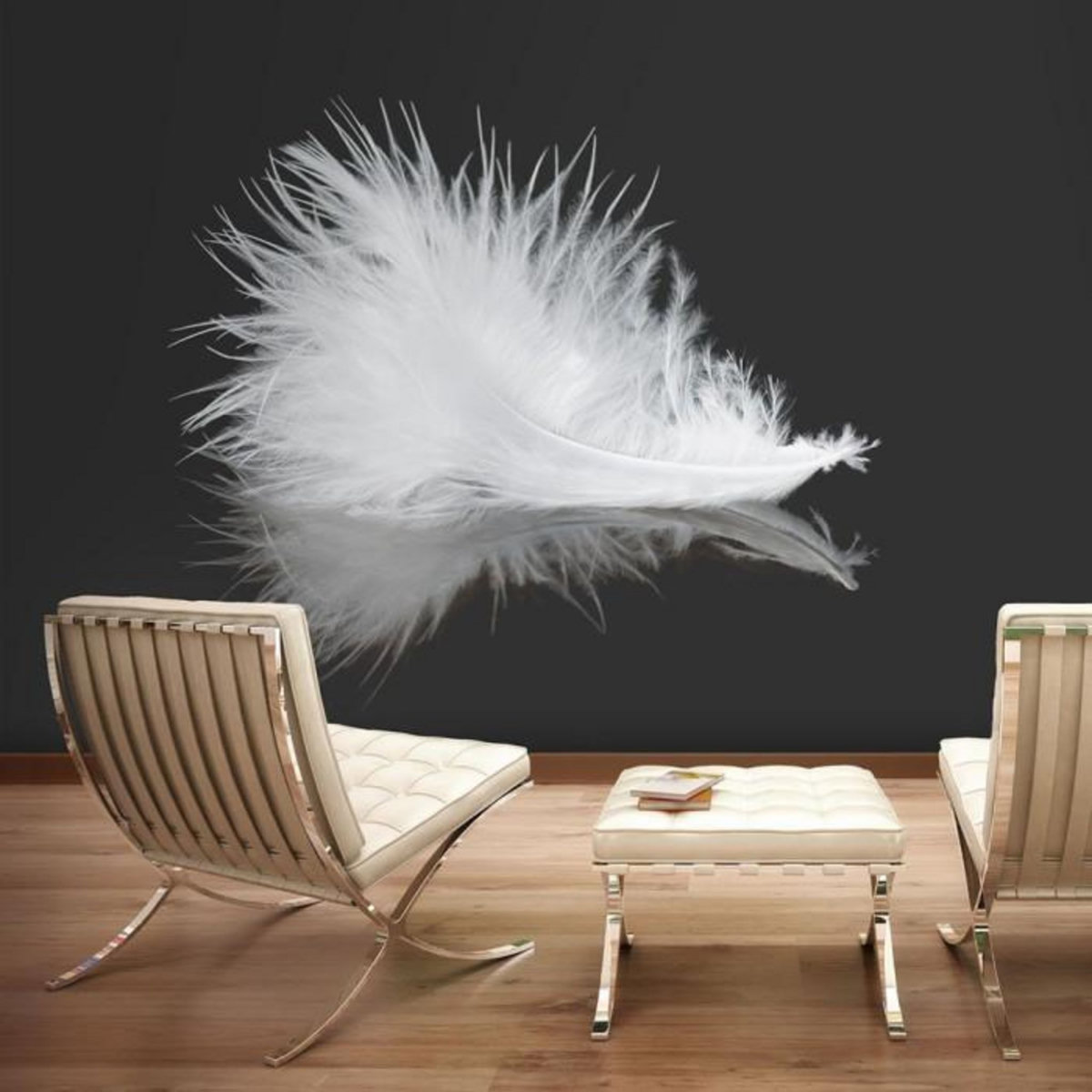 Paris Prix Papier Peint  White Feather