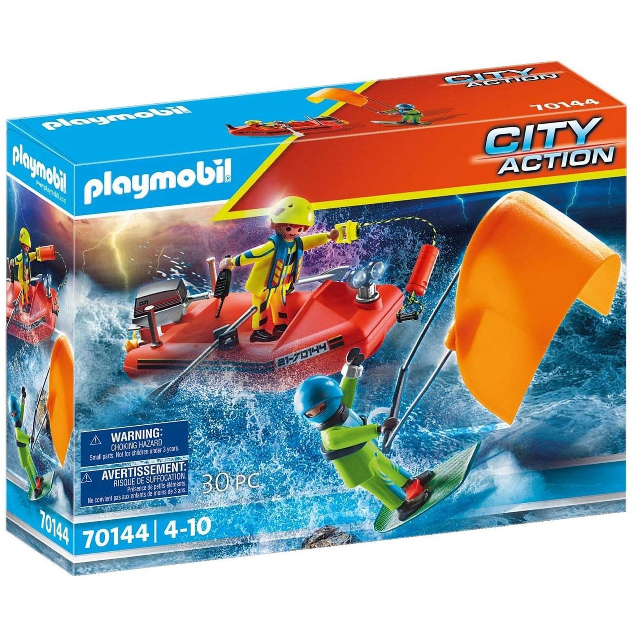 PLAYMOBIL City Action Secouriste et kitesurfer