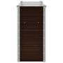Voir la diapositive 4 : VIDAXL Lit sureleve de jardin Marron 160x40x77 cm Acier galvanise