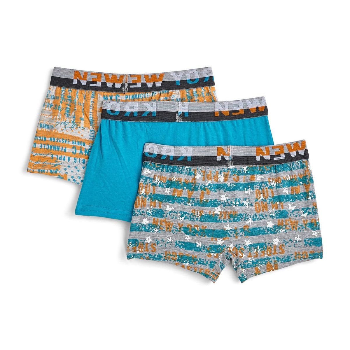 IN EXTENSO Lot de 3 boxers fantaisies garçon