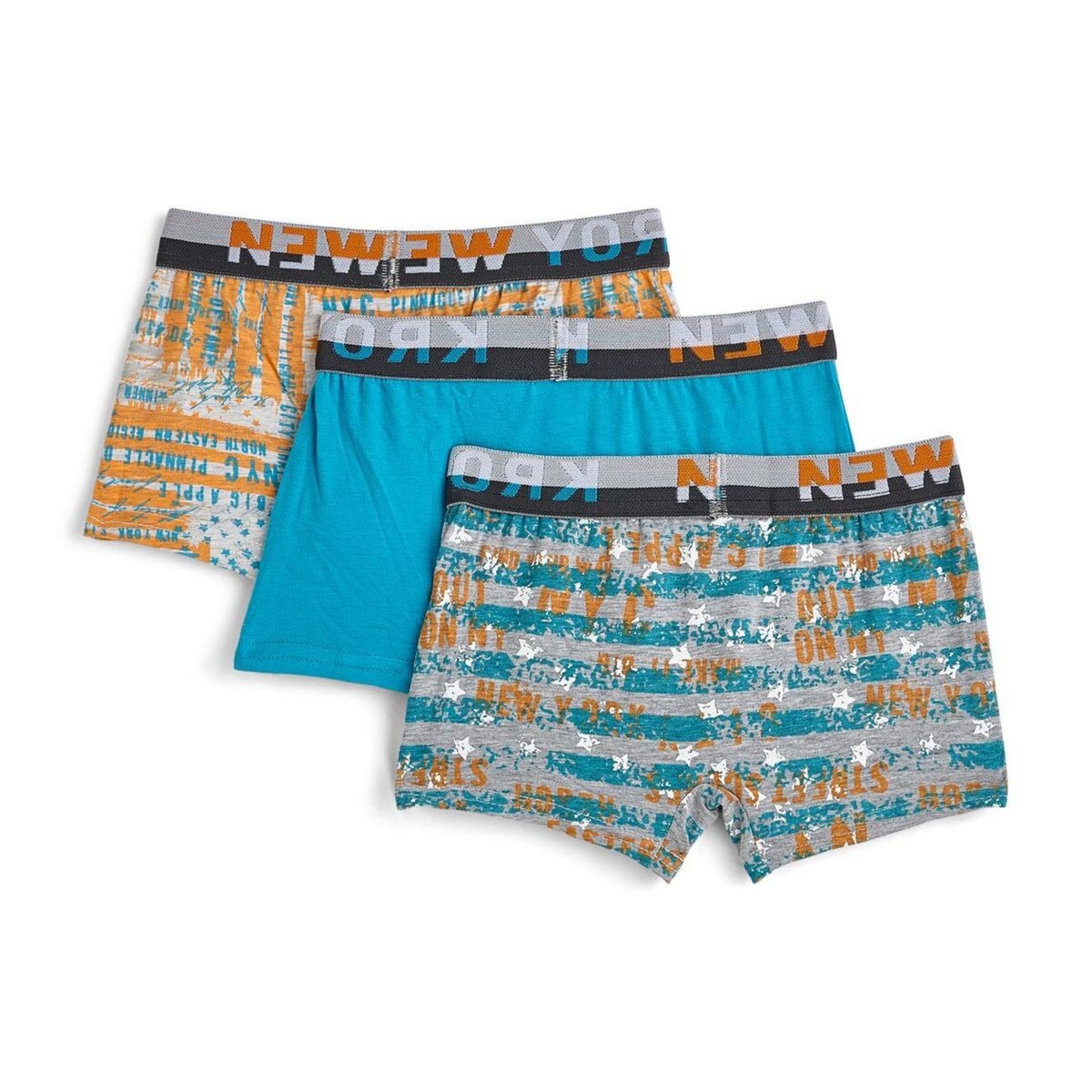 IN EXTENSO Lot de 3 boxers fantaisies garçon