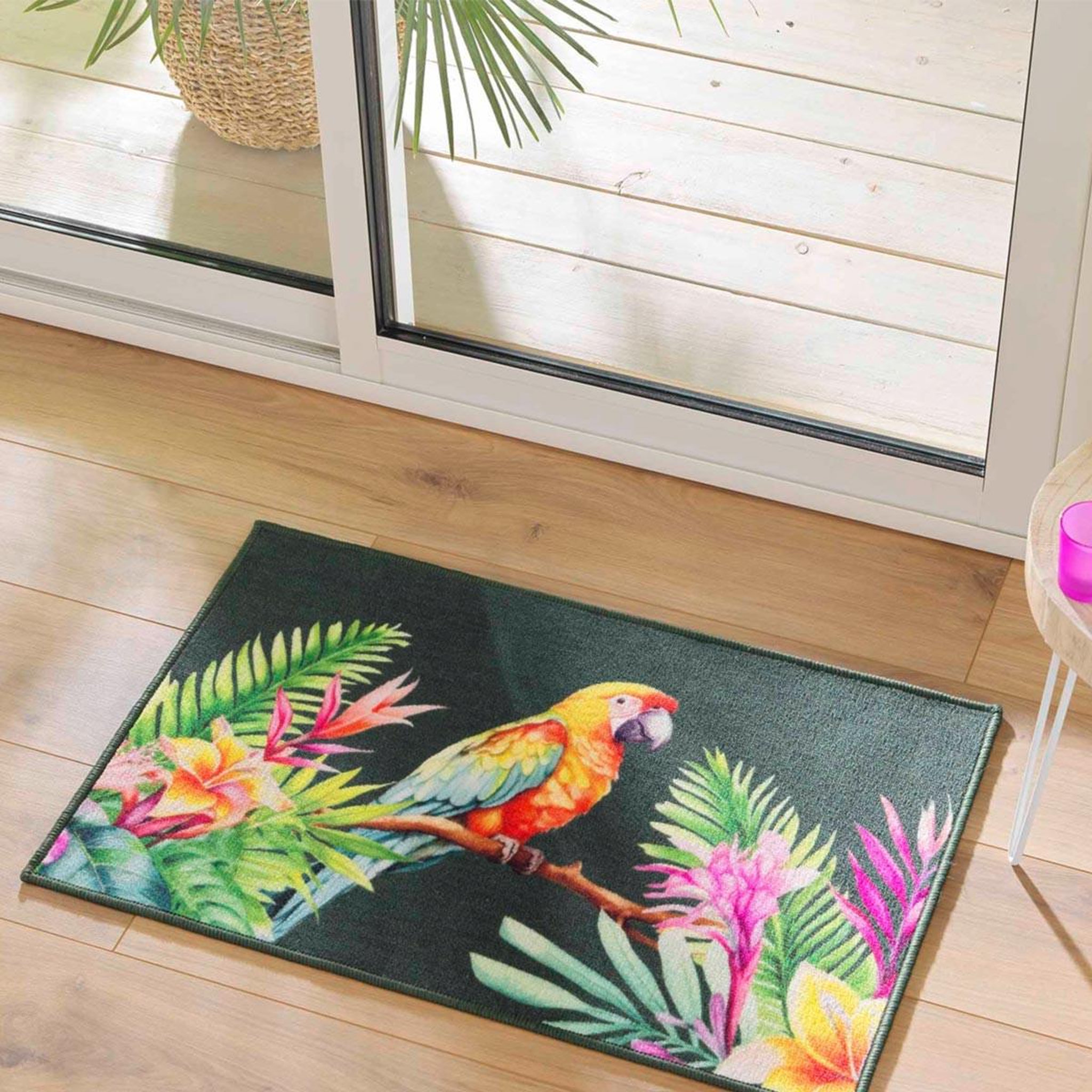Voir la diapositive 4 : Douceur d'Intérieur Tapis déco imprimé  noumea  50x80cm multicolore