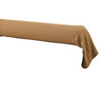 Home collection Taie de traversin 100% gaze de coton. Coloris disponibles : Jaune