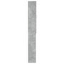Voir la diapositive 4 : VIDAXL Meuble pour machine a laver Gris beton 64x25,5x190 cm