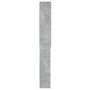 Voir la diapositive 4 : VIDAXL Meuble pour machine a laver Gris beton 64x25,5x190 cm
