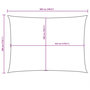 Voir la diapositive 6 : VIDAXL Voile de parasol Tissu Oxford rectangulaire 3x5 m Beige