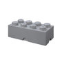 Voir la diapositive 2 : LEGO Boîte de rangement LEGO gris pierre