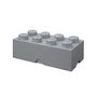 Voir la diapositive 2 : LEGO Boîte de rangement LEGO gris pierre