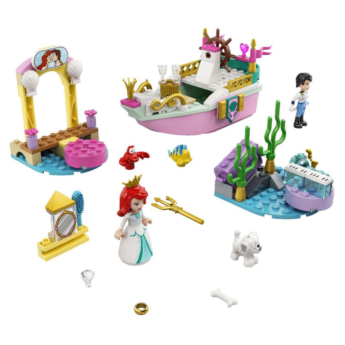 LEGO Disney Princess 43191 Le bateau de mariage d&rsquo;Ariel -  La Petite Sirène