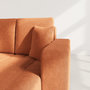 Voir la diapositive 4 : BEST MOBILIER Nicole - canapé d'angle réversible 4 places convertible avec coffre en tissu