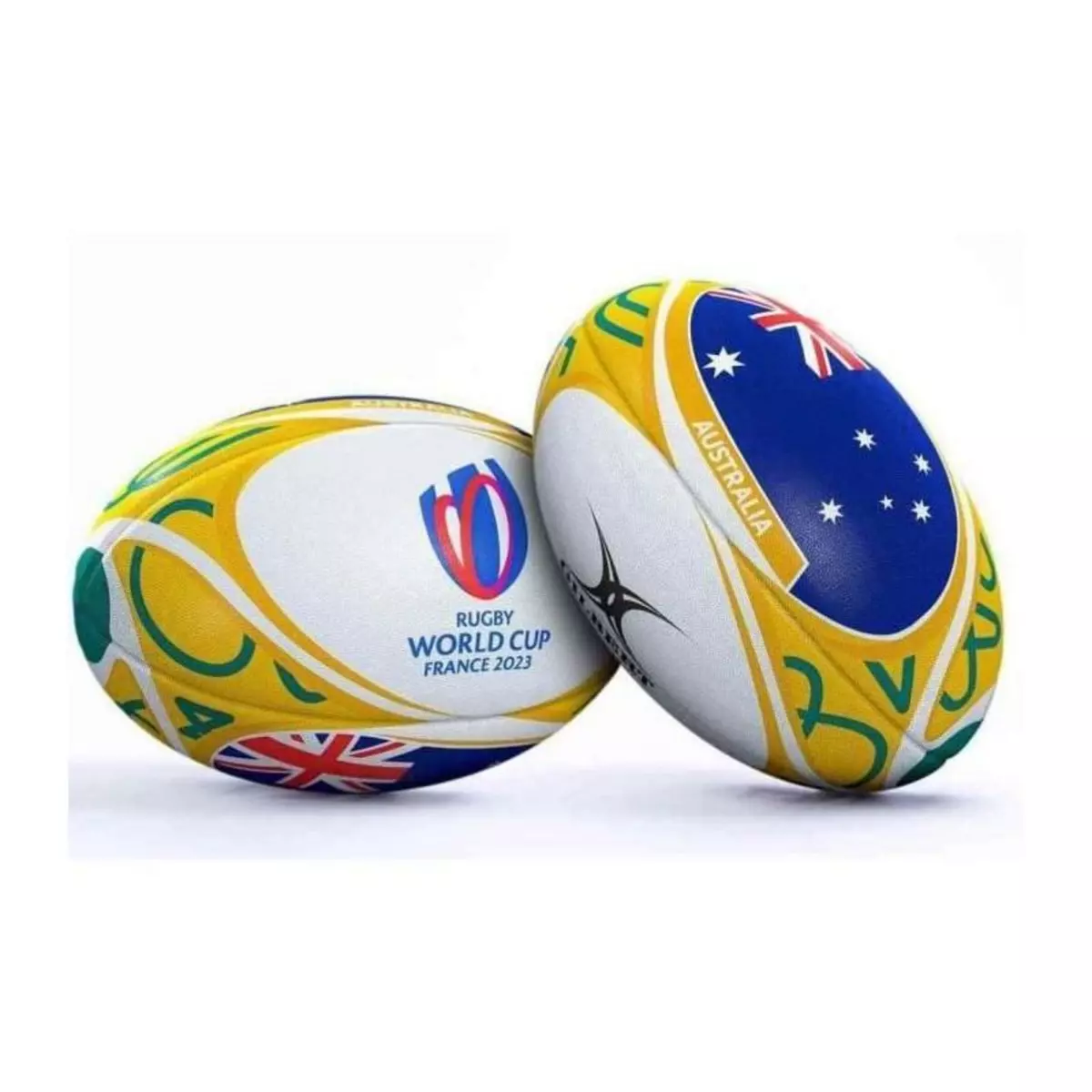 GILBERT Ballon de rugby - Australie - GILBERT - Replica RWC2023 - Taille 5