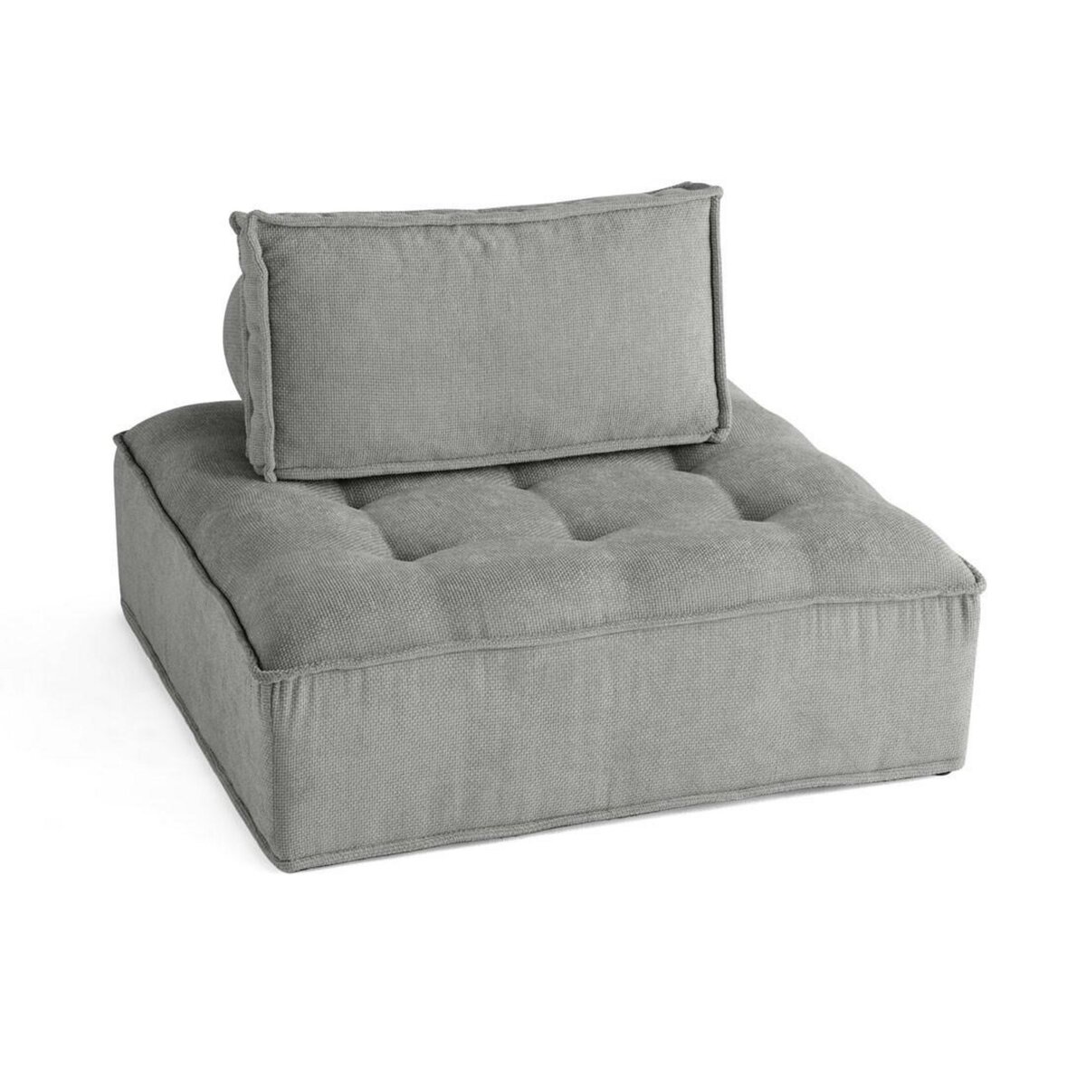 LISA DESIGN Marisol - module d'assise - velours texturé