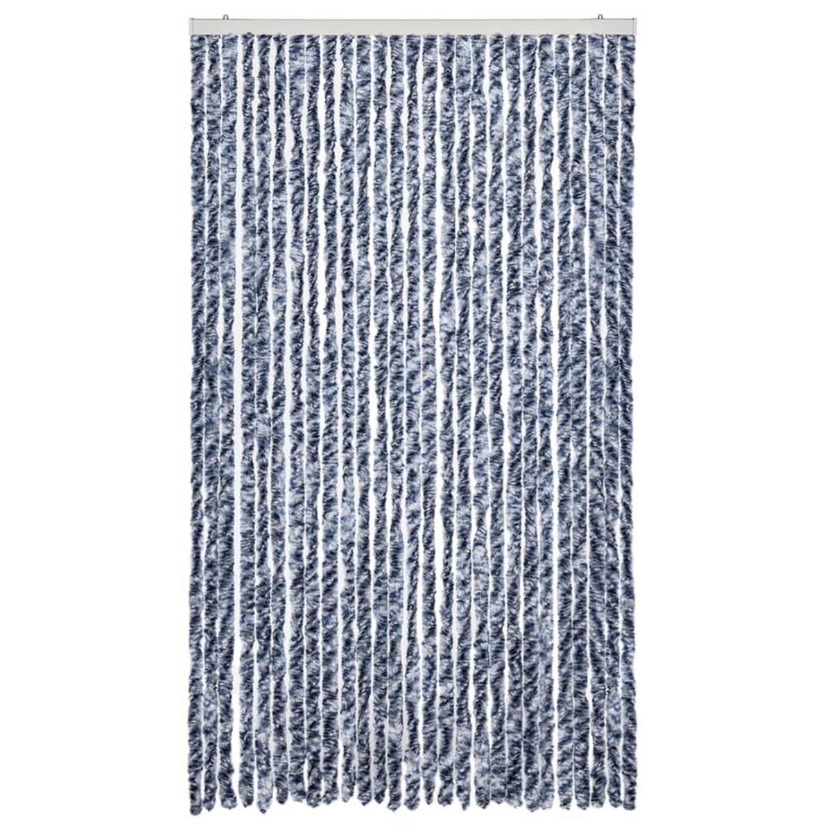VIDAXL Moustiquaire bleu et blanc 118x220 cm chenille