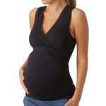 MAMALICIOUS Débardeur  Femme Mamalicious Crossy. Coloris disponibles : Noir