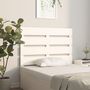 Voir la diapositive 4 : VIDAXL Tete de lit Blanc 75x3x80 cm Bois massif de pin