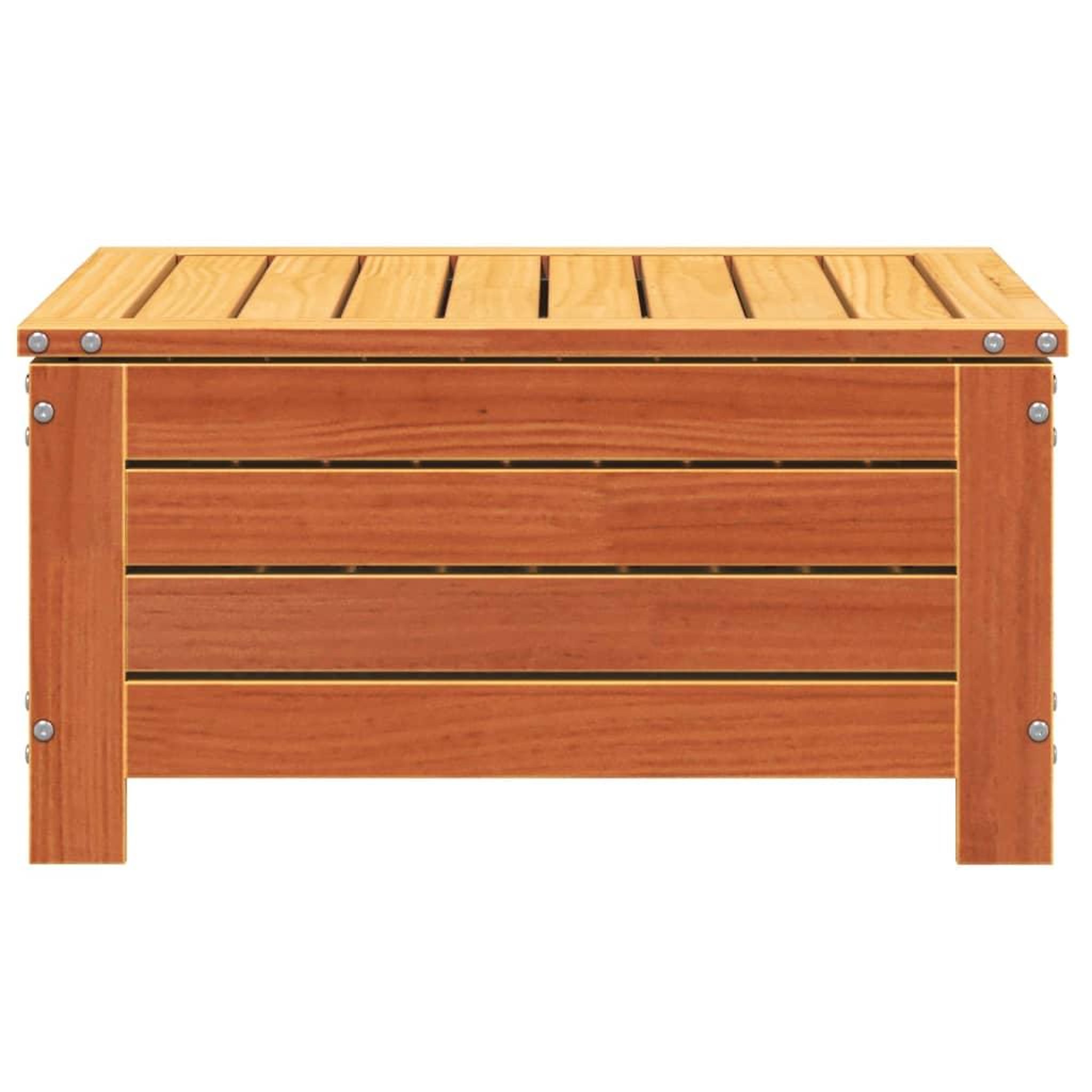 Voir la diapositive 5 : VIDAXL Repose-pied de jardin avec coussin bois massif de pin