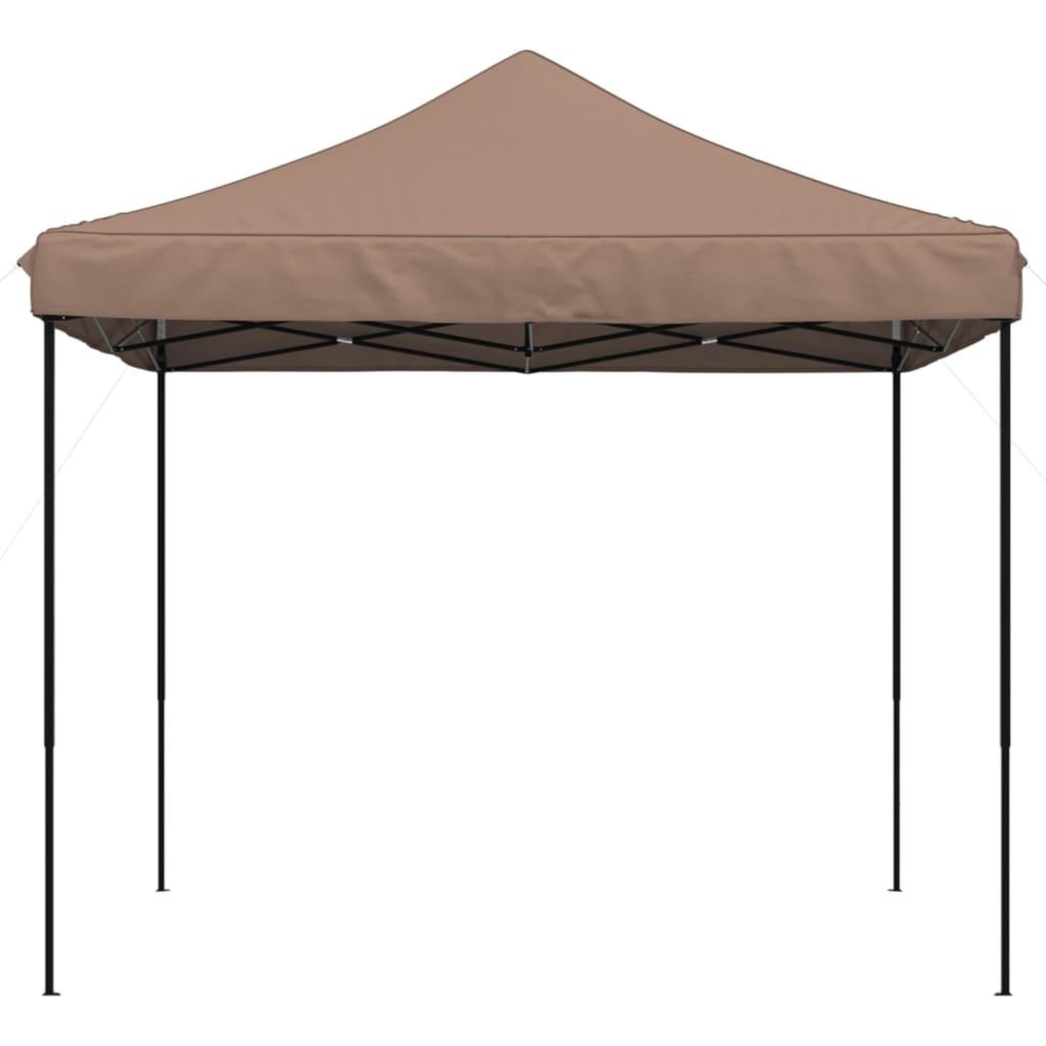 Voir la diapositive 3 : VIDAXL Tente de reception pliable escamotable marron 292x292x315 cm