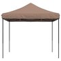 Voir la diapositive 3 : VIDAXL Tente de reception pliable escamotable marron 292x292x315 cm
