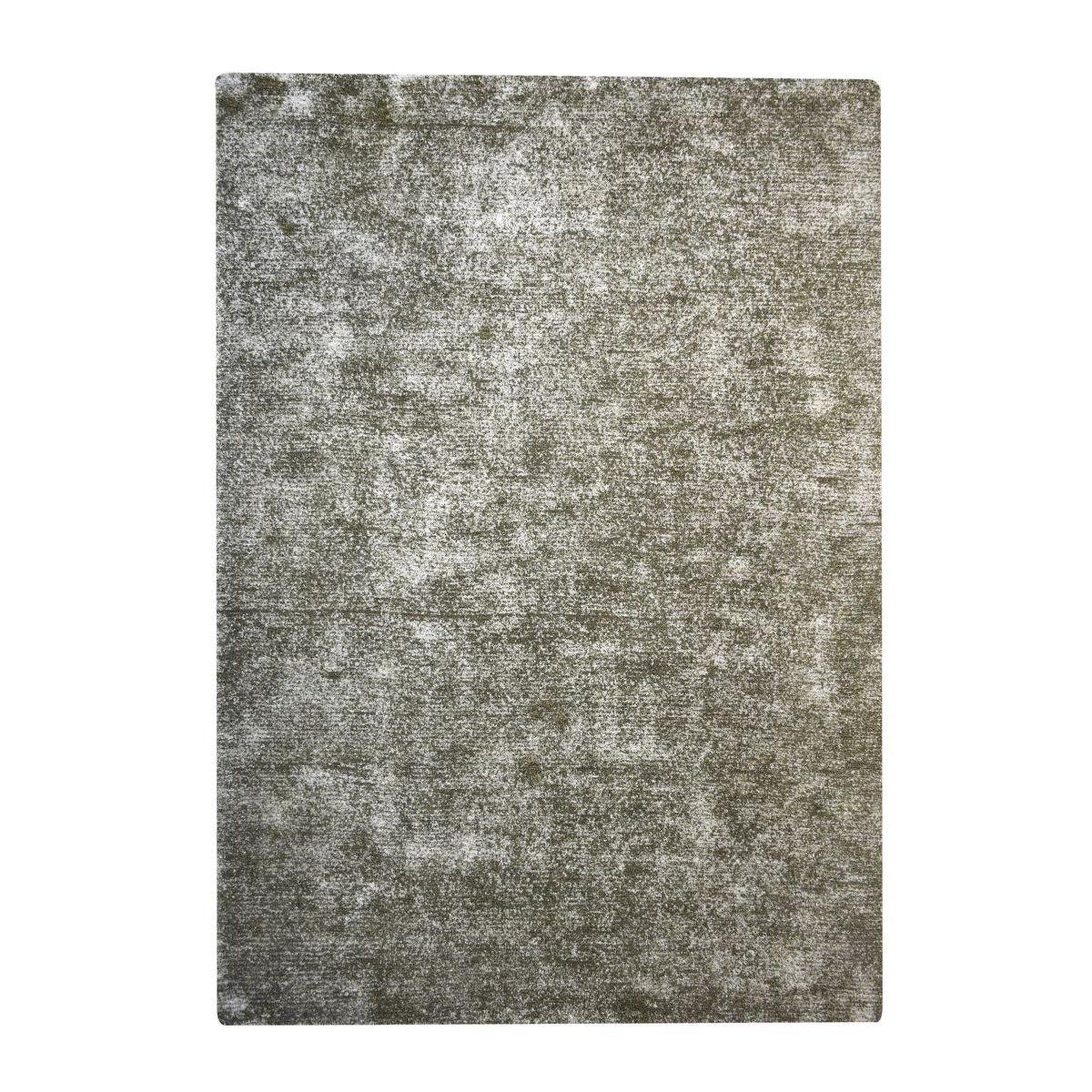 Voir la diapositive 1 : Paris Prix Tapis vintage tissé à la main  etna  argent & vert