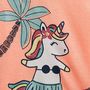 Voir la diapositive 2 : INEXTENSO T-shirt manches courtes licorne bébé fille