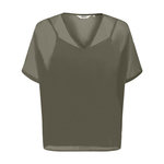 Only Blouse Kaki  Femme Only Tasha. Coloris disponibles : Vert